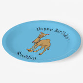 Assiettes En Carton Illustration de dromadaire (Angle)