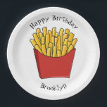 Assiettes En Carton Illustration de frites<br><div class="desc">Illustration de frites</div>