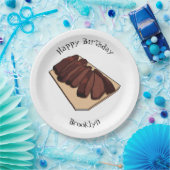 Assiettes En Carton Illustration de la poitrine de boeuf (Fête)