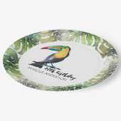 Assiettes En Carton Illustration de l'aquarelle tactile (Angle)