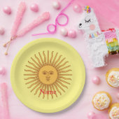 Assiettes En Carton Illustration de l'art face soleil Thunder_Cove (Fête)