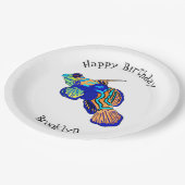 Assiettes En Carton Illustration de Mandarinfish (Angle)