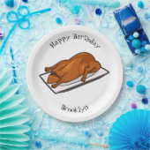 Assiettes En Carton Illustration de Peking duck (Fête)