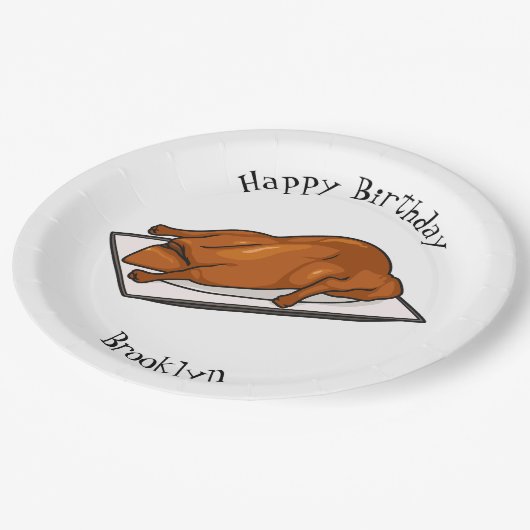 Assiettes En Carton Illustration de Peking duck (Angle)