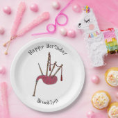 Assiettes En Carton Illustration de pipes (Fête)