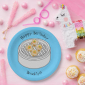 Assiettes En Carton Illustration de Shumai dim sum (Fête)