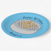 Assiettes En Carton Illustration de Shumai dim sum (Angle)
