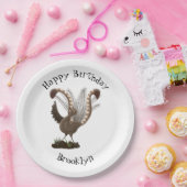 Assiettes En Carton Illustration de superbe et superbe lyrebird (Fête)
