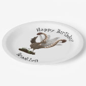 Assiettes En Carton Illustration de superbe et superbe lyrebird (Angle)