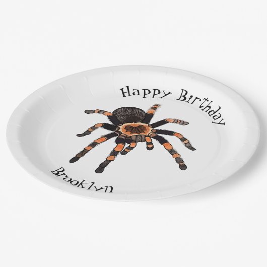 Assiettes En Carton Illustration de Tarantula (Angle)