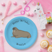 Assiettes En Carton Illustration de Walrus (Fête)