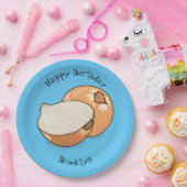 Assiettes En Carton Illustration d'oignon (Fête)