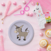 Assiettes En Carton Illustration Donkey Plaques de papier pour enfants (Fête)