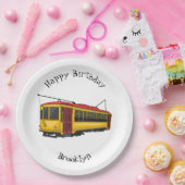 Assiettes En Carton Illustration du chariot Mata (Fête)