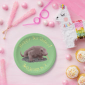 Assiettes En Carton Illustration du dragon de Komodo (Fête)