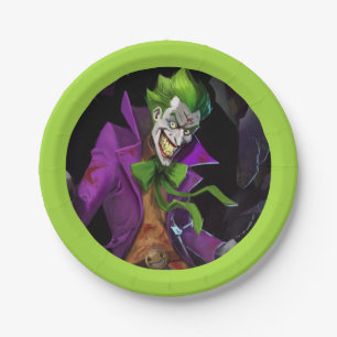 Assiettes En Carton Illustration d'un joker en crise infinie