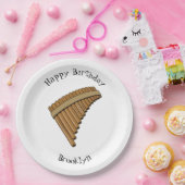 Assiettes En Carton Illustration Pan flûte / panpipes (Fête)