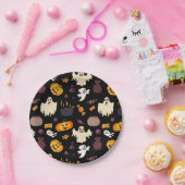 Assiettes En Carton Illustrations de fête d'Halloween (Fête)