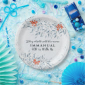 Assiettes En Carton Ils appelleront Son nom Emmanuel, Noël (Fête)