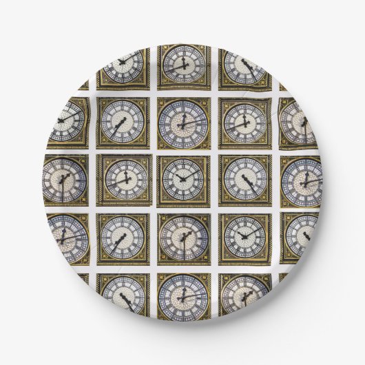 Assiettes En Carton Image Big Ben pour Plaque papier (Devant)