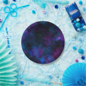 Assiettes En Carton Image de nuit étoilée de la belle galaxie spatiale (Fête)