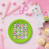 Assiettes En Carton Image de sushi mignon (Fête)
