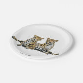 Assiettes En Carton Image Jaguar pour Plaque papier (Angle)
