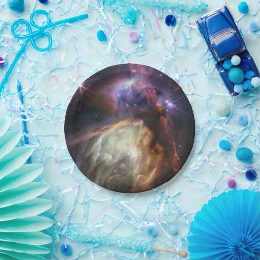 Assiettes En Carton Image JWST des étoiles de Rho Ophiuchi (Fête)