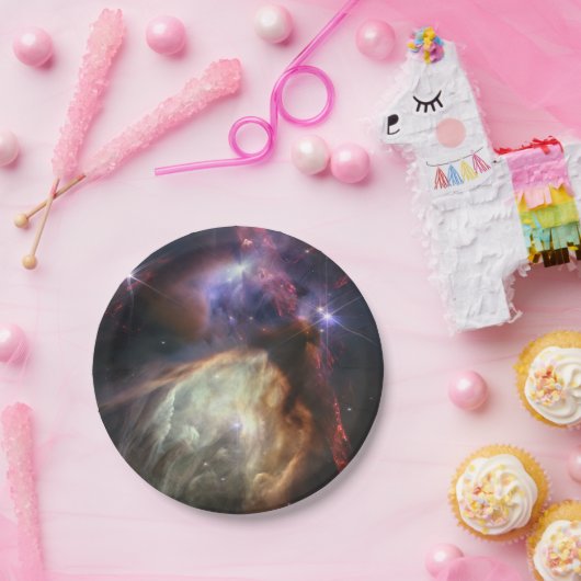 Assiettes En Carton Image JWST des étoiles de Rho Ophiuchi (Fête)