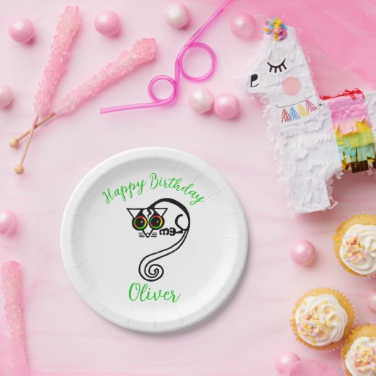 Assiettes En Carton Image mignonne POSSUM - Nature - Party (Fête)