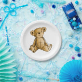 Assiettes En Carton Image Teddy Bear pour Plaques de papier (Fête)
