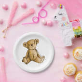 Assiettes En Carton Image Teddy Bear pour Plaques de papier (Fête)