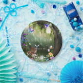 Assiettes En Carton Imaginaire bois forêt animaux enchanté fête (Fête)