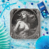 Assiettes En Carton Imaginaire Jolie déesse grecque Vive Beauté (Fête)