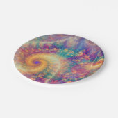 Assiettes En Carton Imaginaire lunaire Art Vortex Fractal Abstrait (Angle)