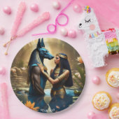 Assiettes En Carton Imaginaire mignon Vivid Egypte Dieu Femme (Fête)