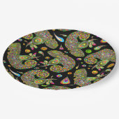 Assiettes En Carton Imaginaire psychédélique de Chameleon (Angle)