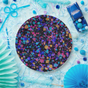 Assiettes En Carton Impression abstraite : Galaxies lointaines