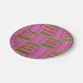 Assiettes En Carton Impression africaine (Angle)