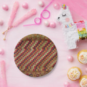 Assiettes En Carton Impression composée indienne multicolore (Fête)