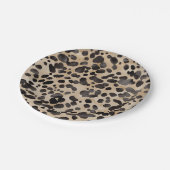 Assiettes En Carton Impression d'animal léopard moderne Baby Shower de (Angle)