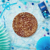 Assiettes En Carton Impression de cerfs aquarelle (Fête)