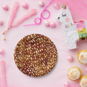 Assiettes En Carton Impression de cerfs aquarelle (Fête)