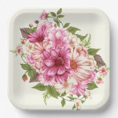 Assiettes En Carton Impression de flux (Recto)