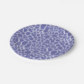 Assiettes En Carton Impression de girafe périphérique (Angle)