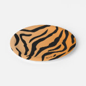 Assiettes En Carton Impression Faux Tiger (Angle)