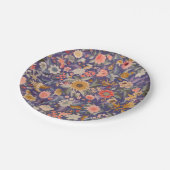 Assiettes En Carton Impression florale décorative (Angle)