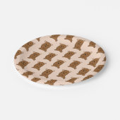 Assiettes En Carton Impression Hamster (Angle)