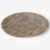 Assiettes En Carton Impression hawaïenne (Angle)