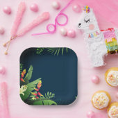 Assiettes En Carton Impression hawaïenne (Fête)